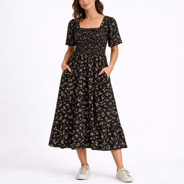 Women’s Floral Summer Midi Dress