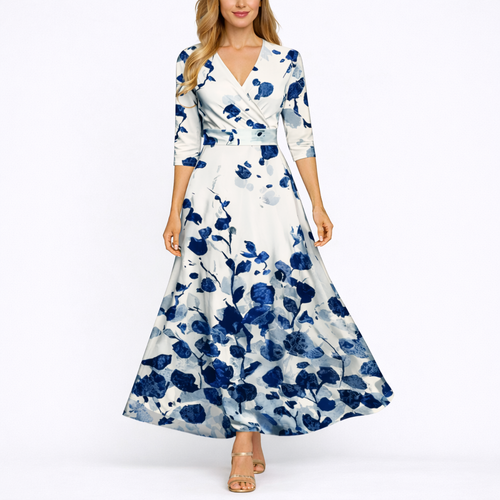 Elegant Floral Maxi Dress