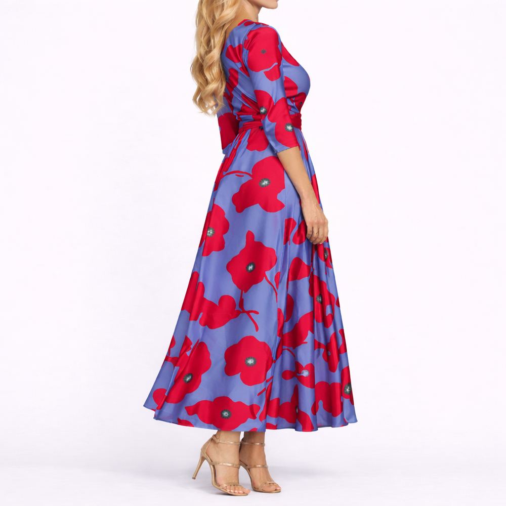 Elegant Floral Maxi Dress