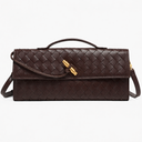 Luxury Woven Clutch Bag – Elegant Evening Shoulder Style