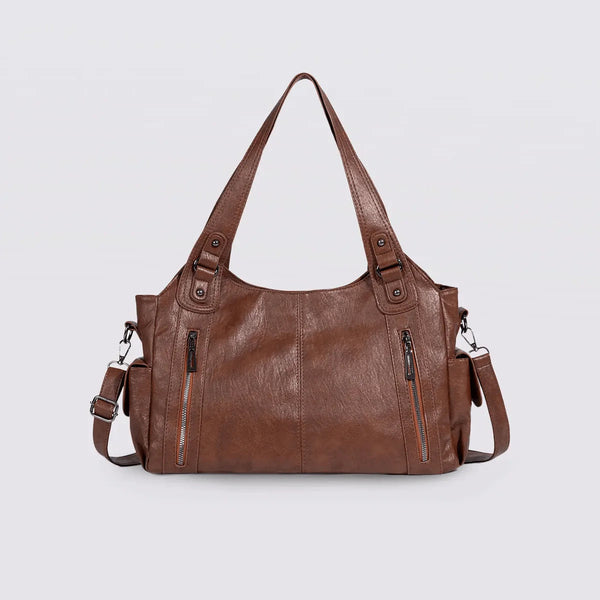 Timeless Everyday Tote – Elegant Spacious Shoulder Bag in Soft Vegan Leather