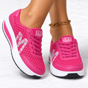 Women's Orthopedic Walking Sneakers with Cushioned Sole – Lightweight Breathable Comfort Shoes