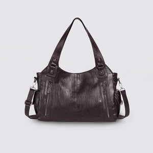 Timeless Everyday Tote – Elegant Spacious Shoulder Bag in Soft Vegan Leather