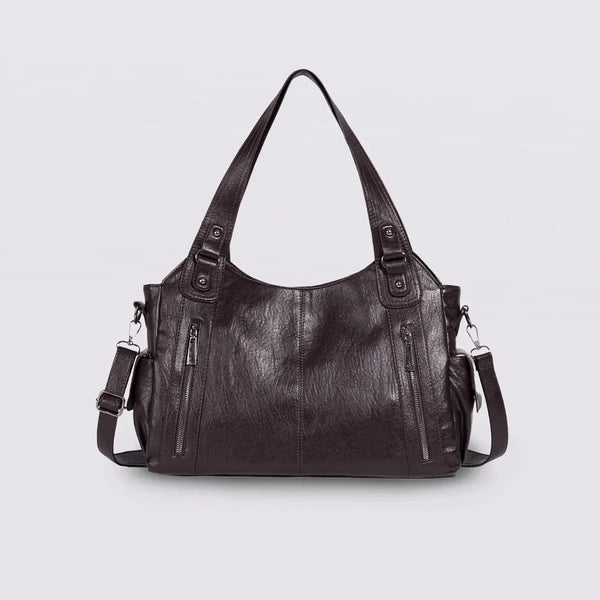 Timeless Everyday Tote – Elegant Spacious Shoulder Bag in Soft Vegan Leather