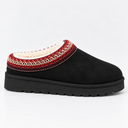 Women’s Suede Clogs | Warm Fur Lined Slip-On Winter Shoes