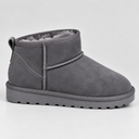 Women’s Suede Ankle Boots | Warm Fur Lined Winter Shoes with Grip