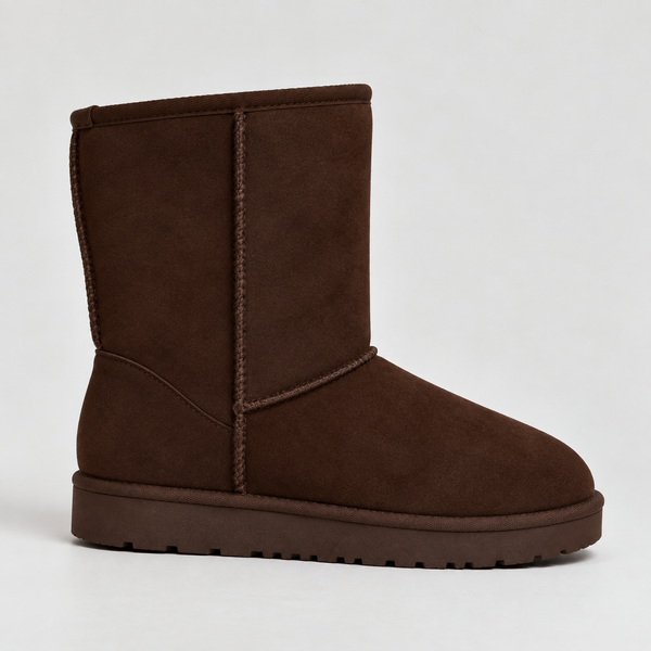 Women’s Suede Winter Boots | Warm Mid-Calf Shoes with Soft Lining