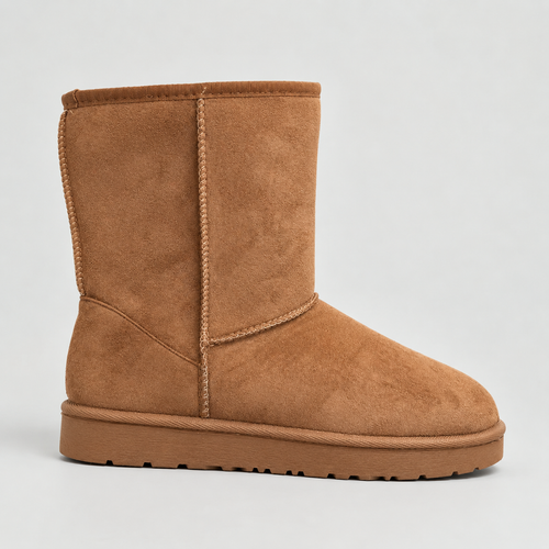 Women’s Suede Winter Boots | Warm Mid-Calf Shoes with Soft Lining