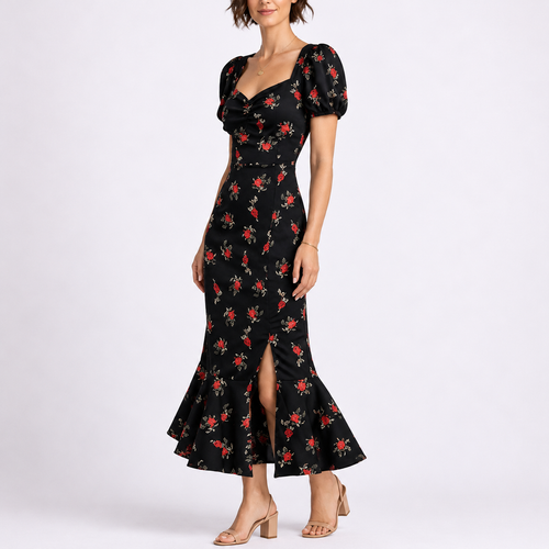 Women’s Floral Midi Dress