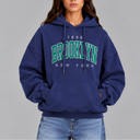 Women's  Brooklyn Oversized Hoodie – Casual Pullover Sweatshirt with Pockets