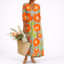 Enchanted Floral Dress – Elegant Maxi Style