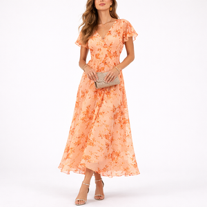 Women’s Floral Maxi Dress – Elegant Flowy Style