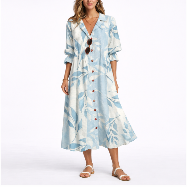 Flattering Floral Maxi Dress – Elegant Fit & Effortless Comfort