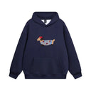 Women's Embroidered Dachshund Hoodie | Cozy Oversized Pullover