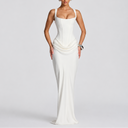 Women's Fitted Corset Maxi Dress