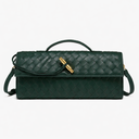 Luxury Woven Clutch Bag – Elegant Evening Shoulder Style