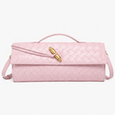 Luxury Woven Clutch Bag – Elegant Evening Shoulder Style