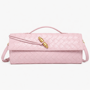 Luxury Woven Clutch Bag – Elegant Evening Shoulder Style