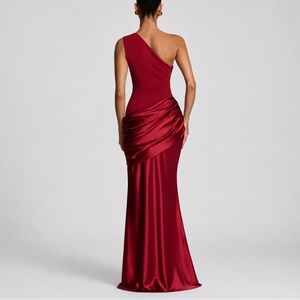 Women's Elegant One Shoulder Maxi Dress