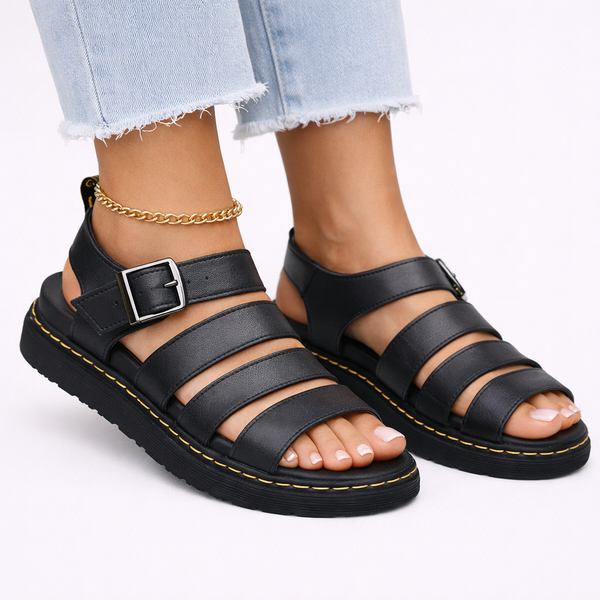 Women’s Chunky Platform Sandals – Casual Everyday Style
