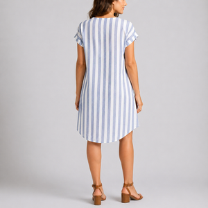 Women’s Casual Striped Summer Midi Dress