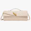 Luxury Woven Clutch Bag – Elegant Evening Shoulder Style