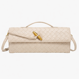 Luxury Woven Clutch Bag – Elegant Evening Shoulder Style