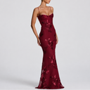 Women’s Floral Embroidered Maxi Dress